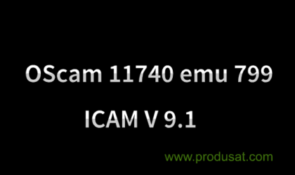 Oscam 11740 emu 799 ICAM 9.1